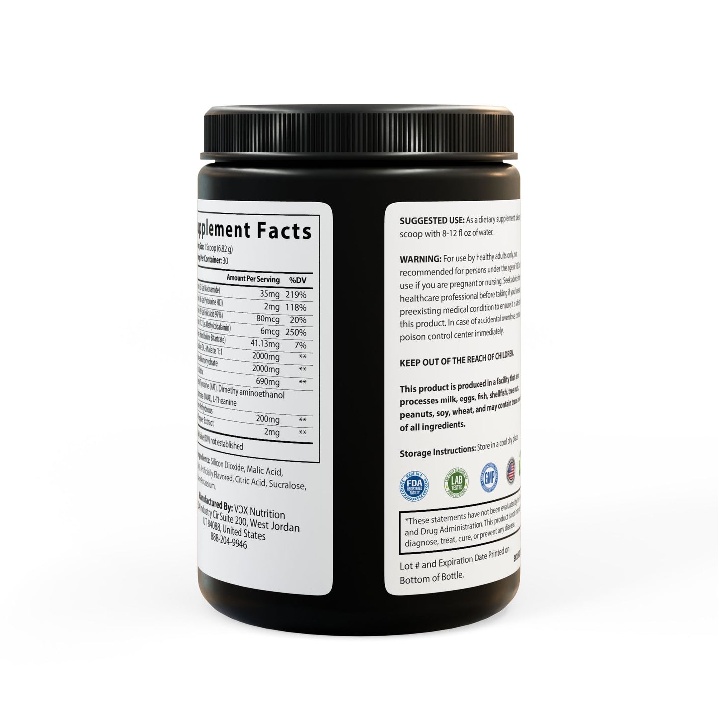 Fruit Punch Pre-Workout Supplement (204g, 7.1oz)