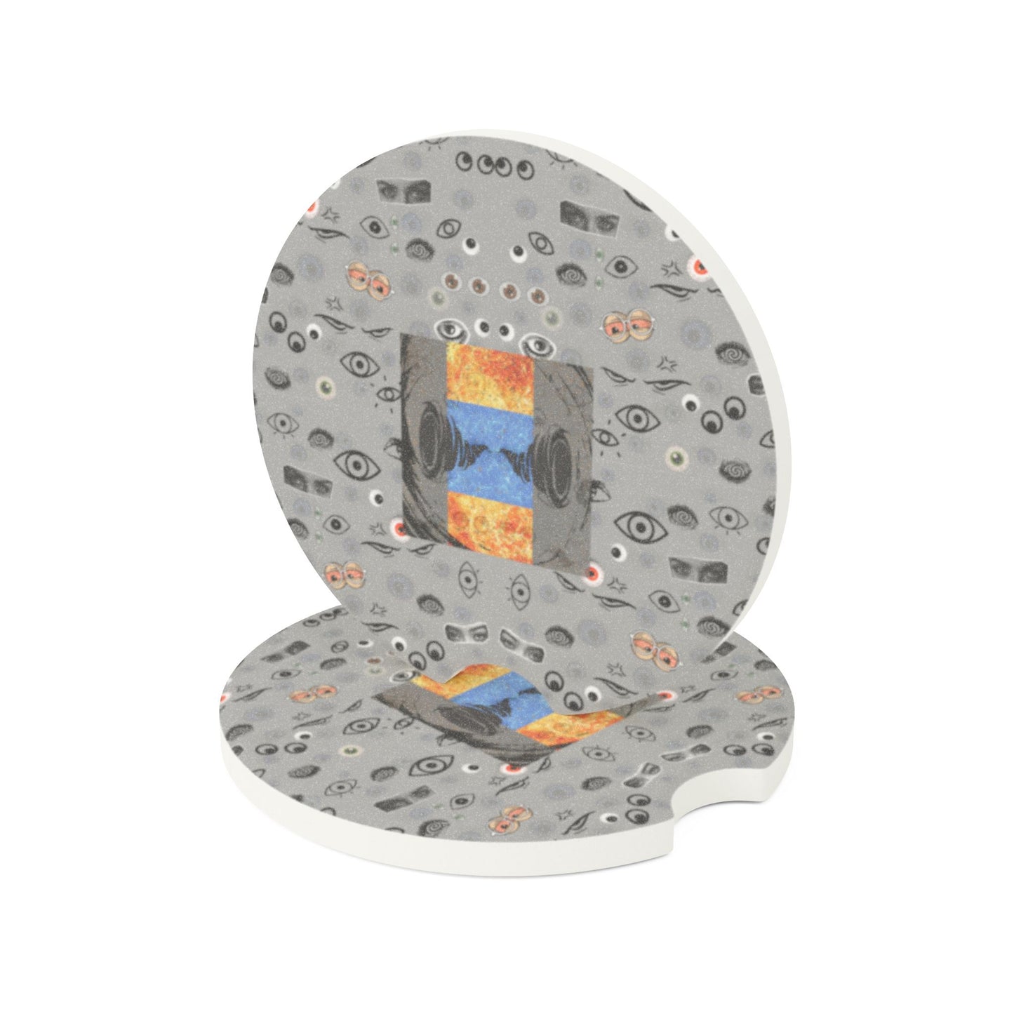 Ojos Locos Soapstone Car Coaster
