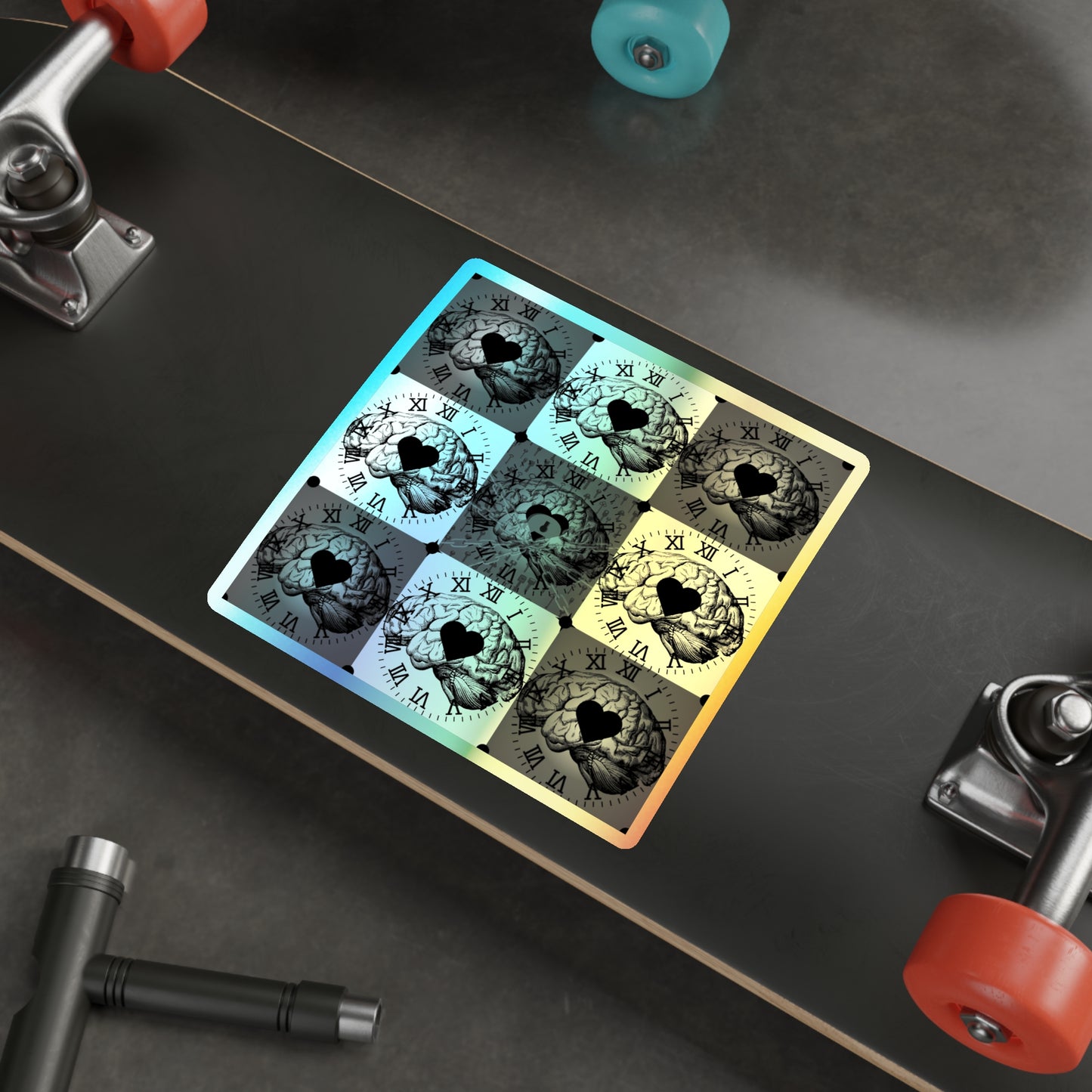 "Lexical Keys" Holographic Sticker