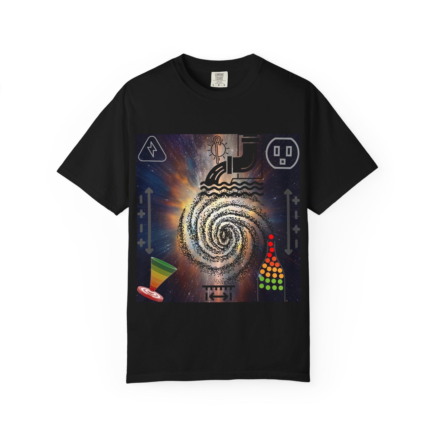 'big bangs' unisex garment-dyed T-shirt