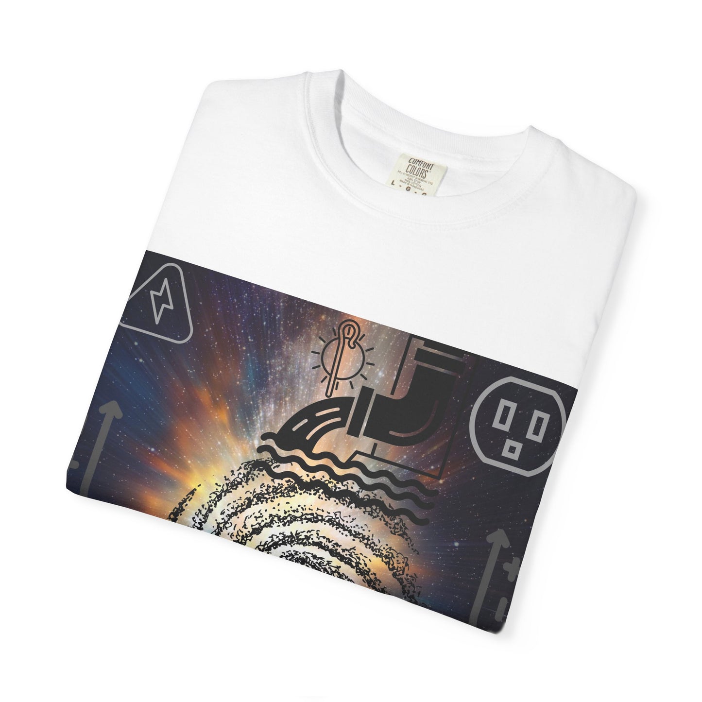 'big bangs' unisex garment-dyed T-shirt