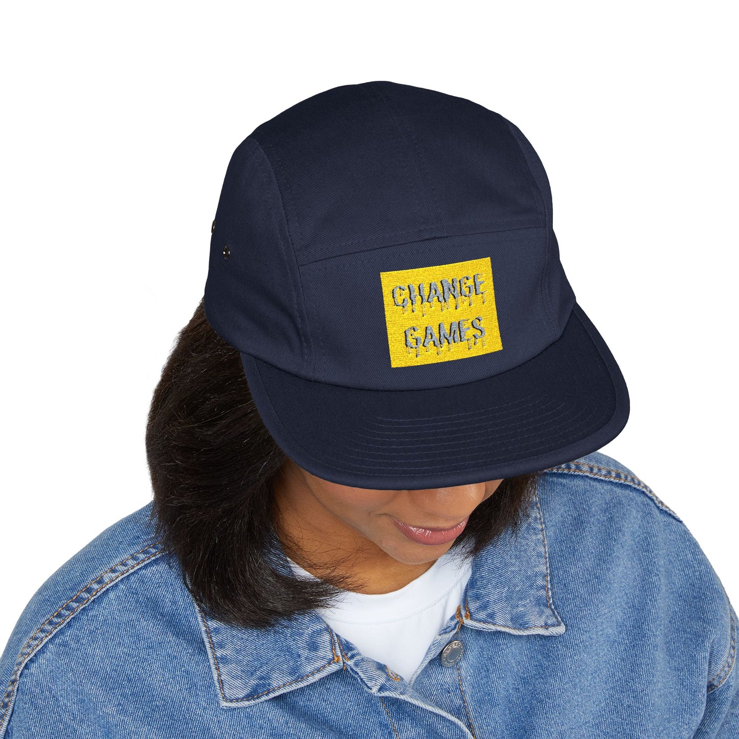 Embroidered 5 Panel Cap