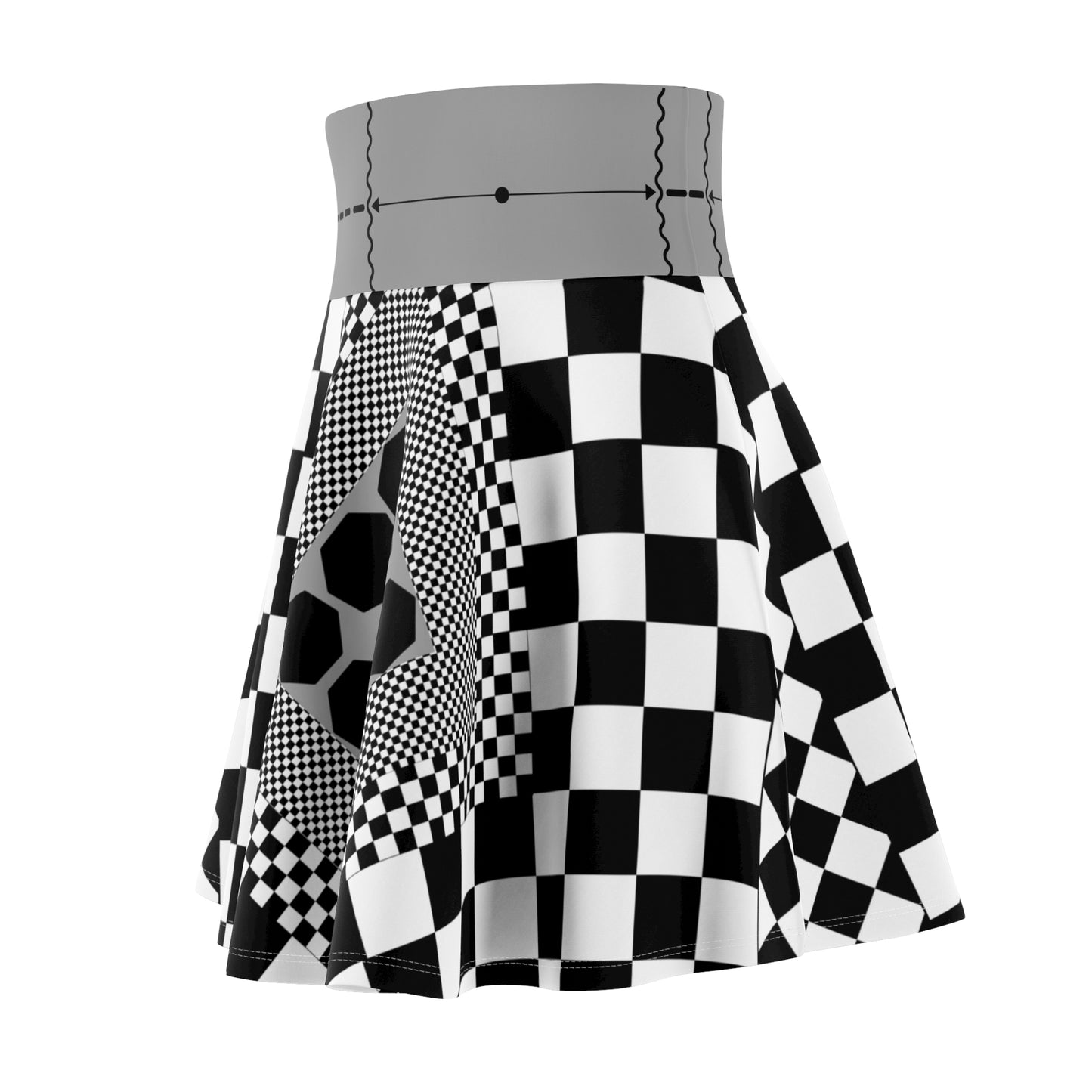 Monochrome Polyludology Women's Skater Skirt