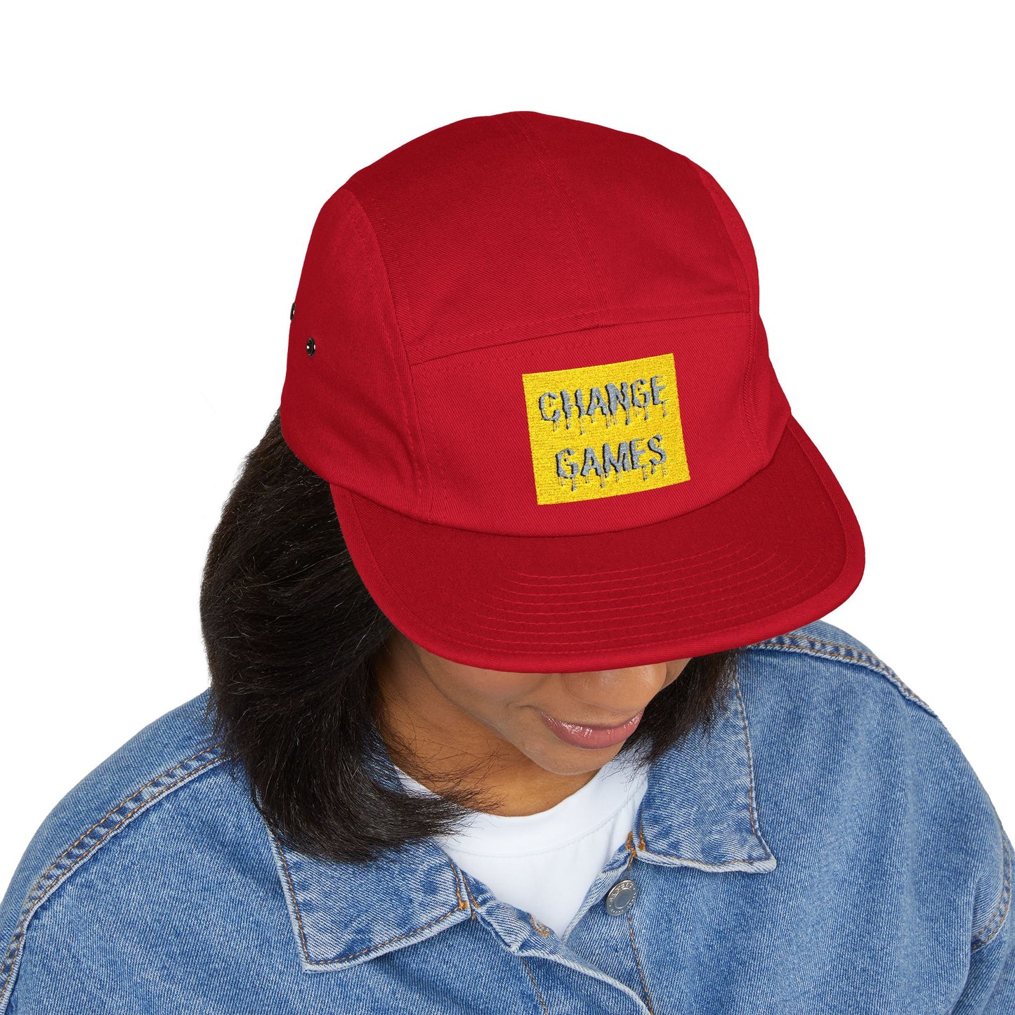 Embroidered 5 Panel Cap