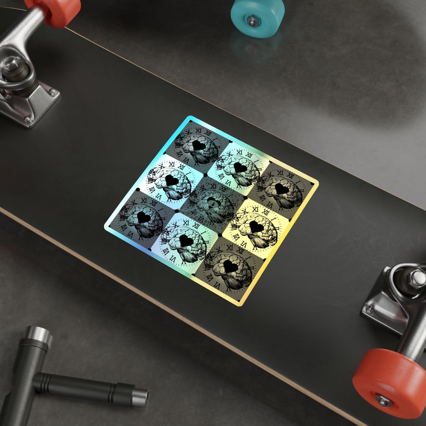 "Lexical Keys" Holographic Sticker