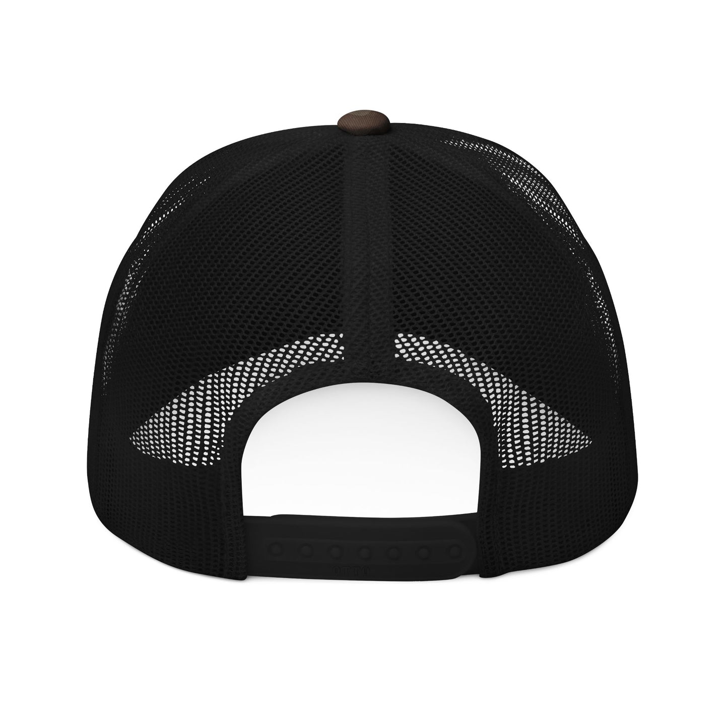 "axes not axes' camo trucker hat