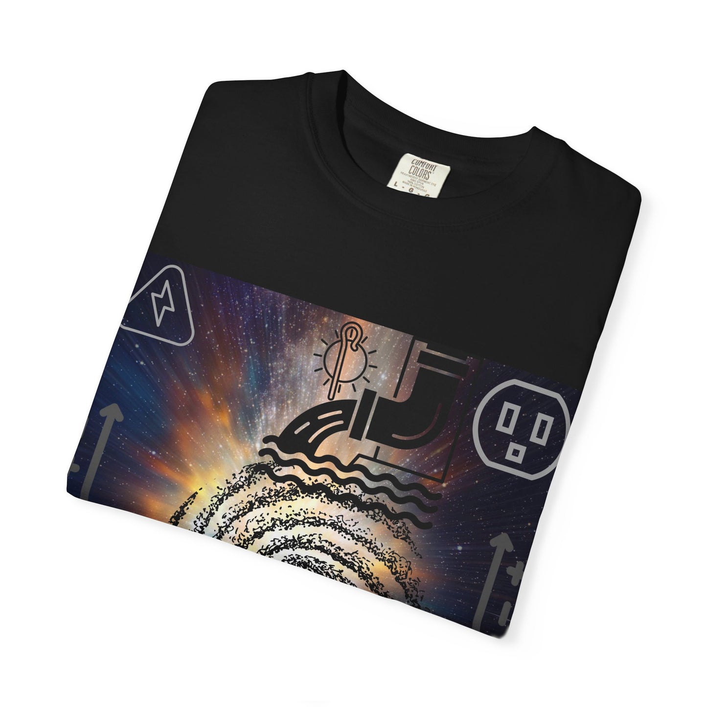 'big bangs' unisex garment-dyed T-shirt