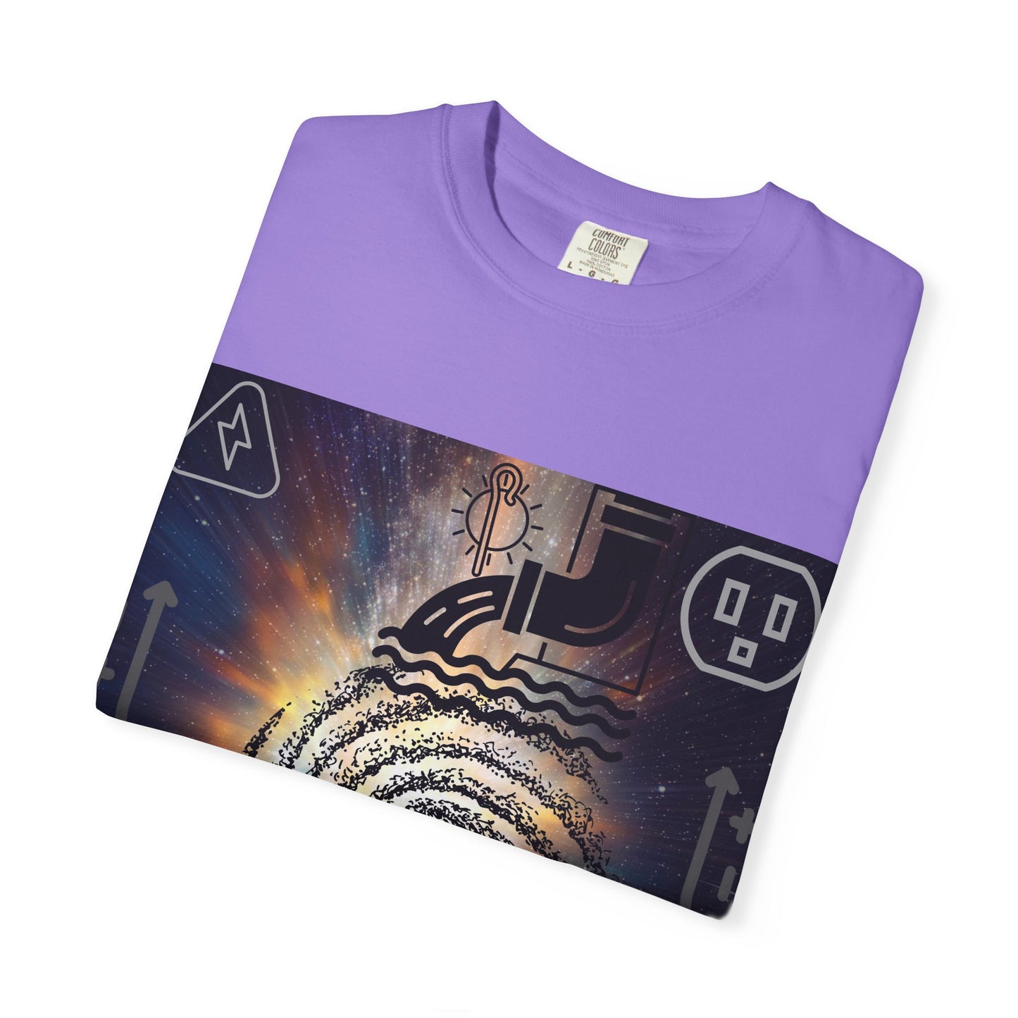 'big bangs' unisex garment-dyed T-shirt