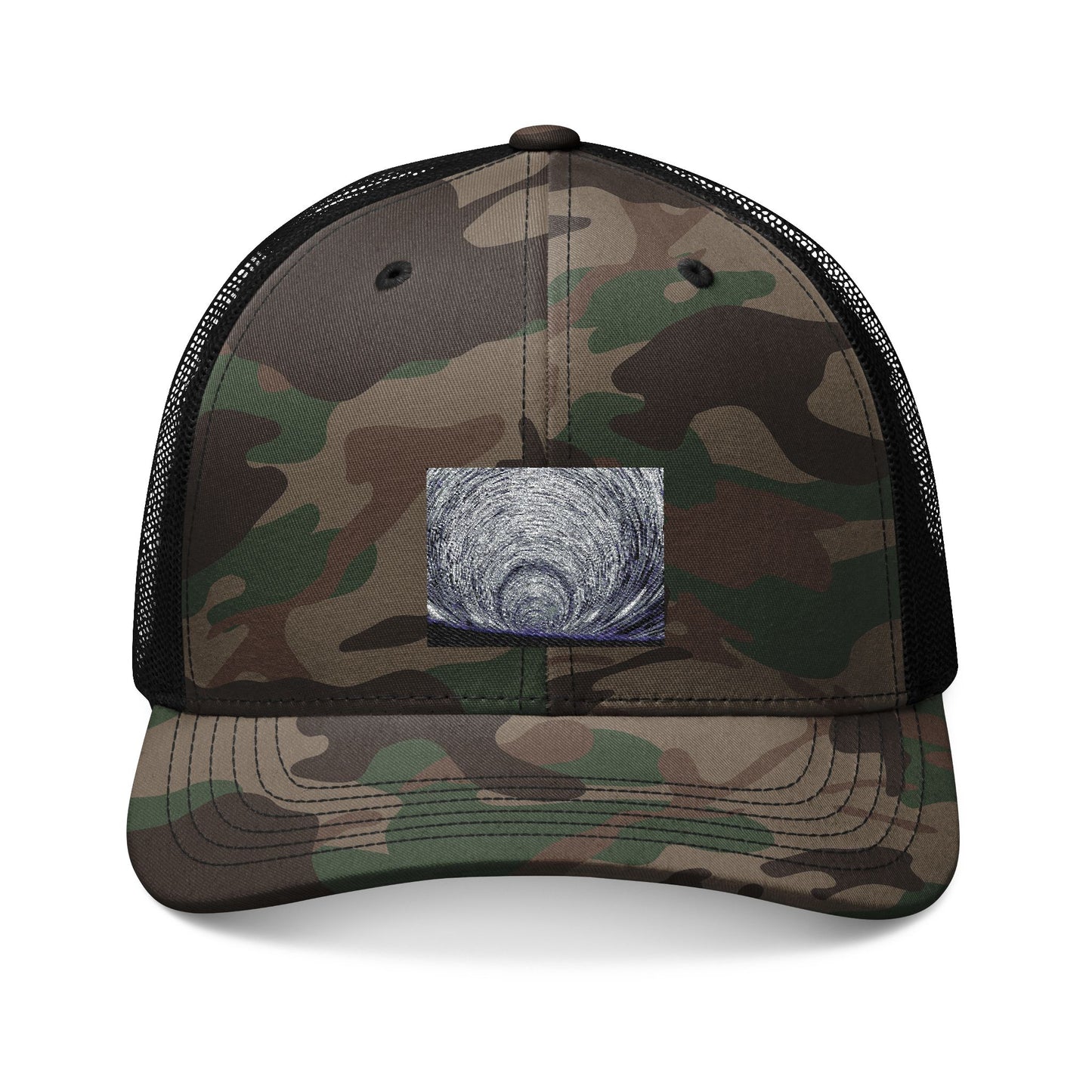 heavenly enlightenment leapt (contemporary bodhisattva camo trucker hat)