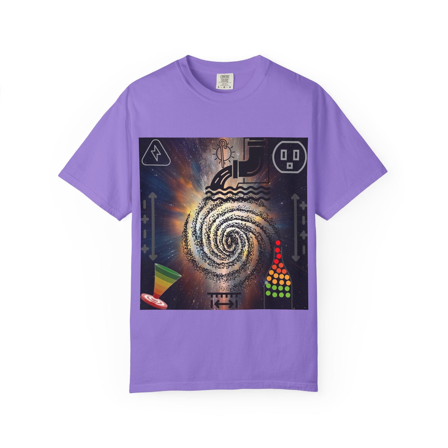 'big bangs' unisex garment-dyed T-shirt