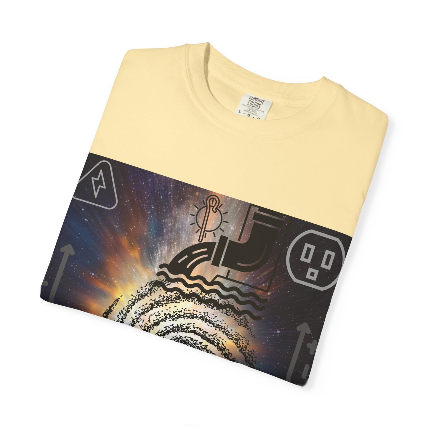 'big bangs' unisex garment-dyed T-shirt