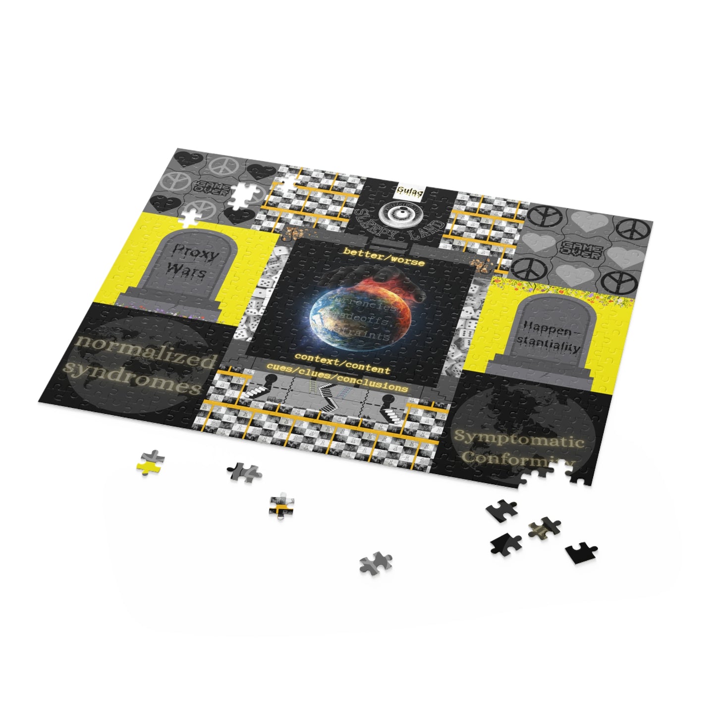 "Mind-Bending" 500-piece enigmatological exercise set