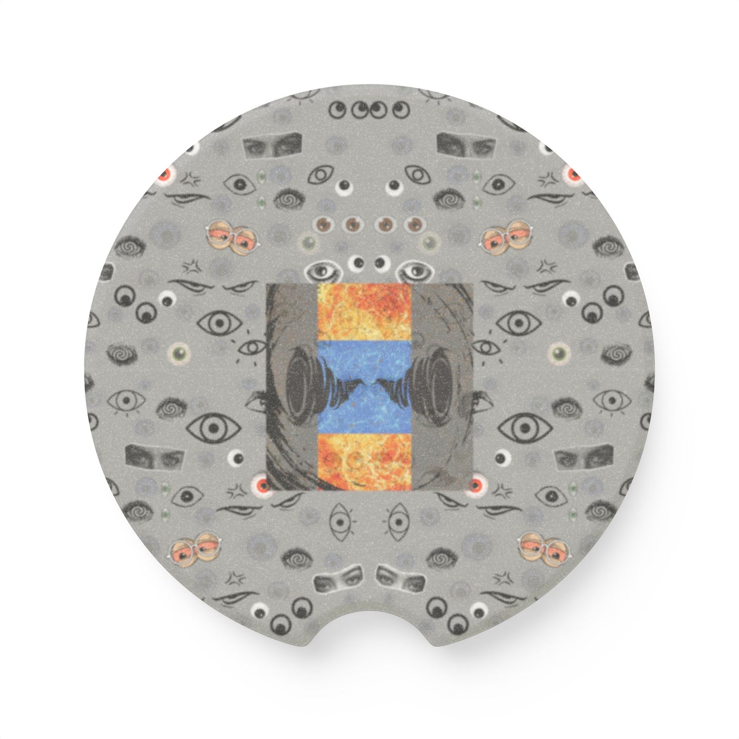 Ojos Locos Soapstone Car Coaster