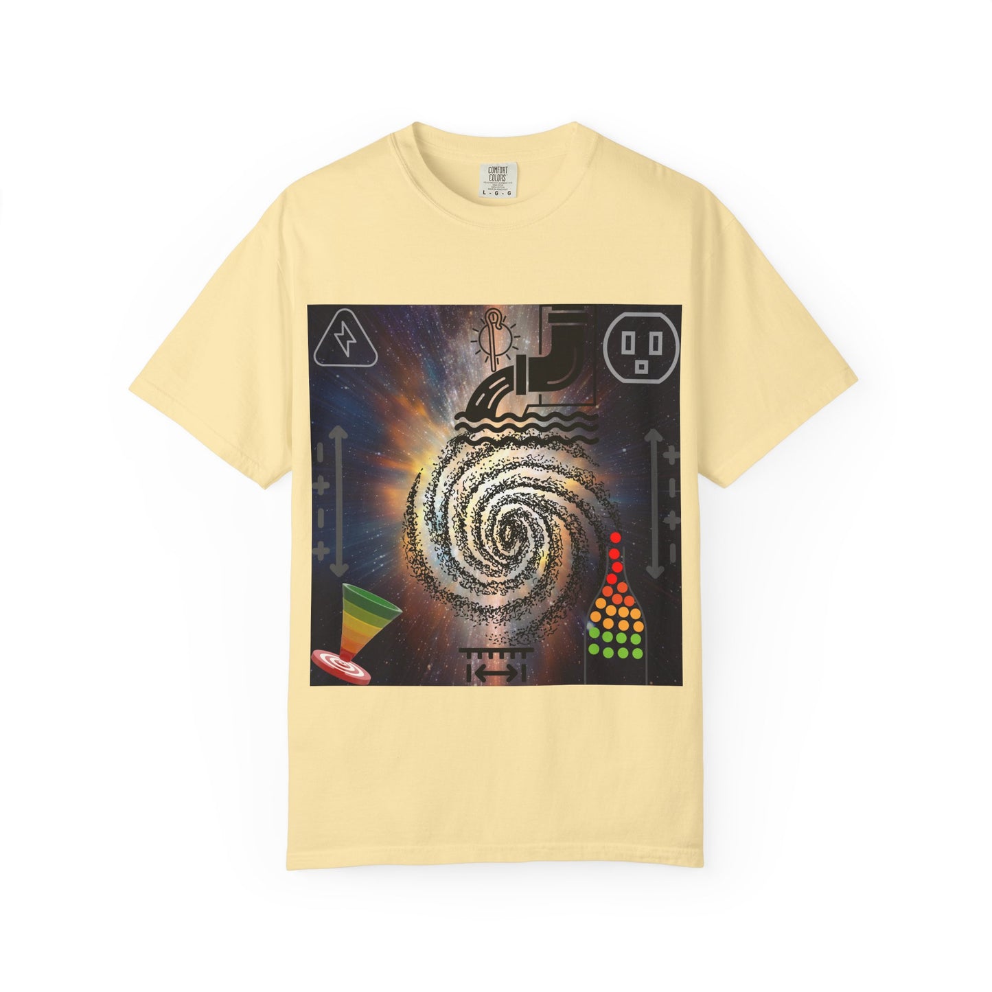 'big bangs' unisex garment-dyed T-shirt