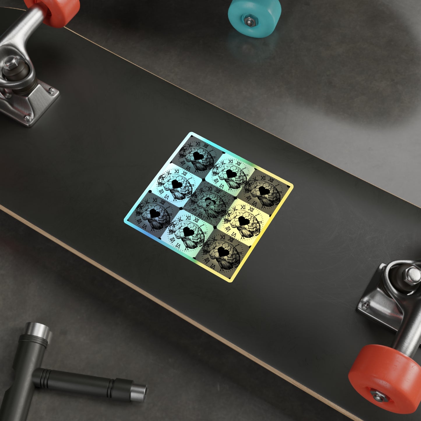 "Lexical Keys" Holographic Sticker