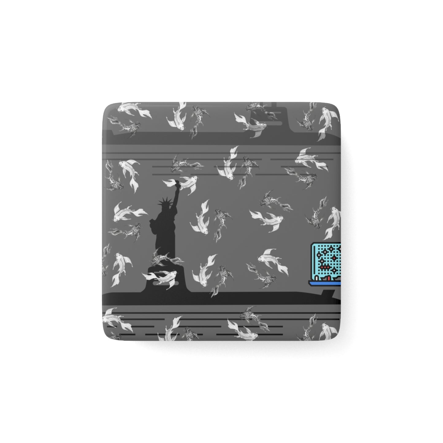 Liberty Porcelain Magnet