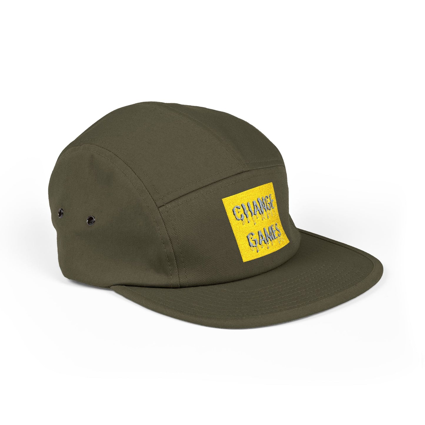 Embroidered 5 Panel Cap