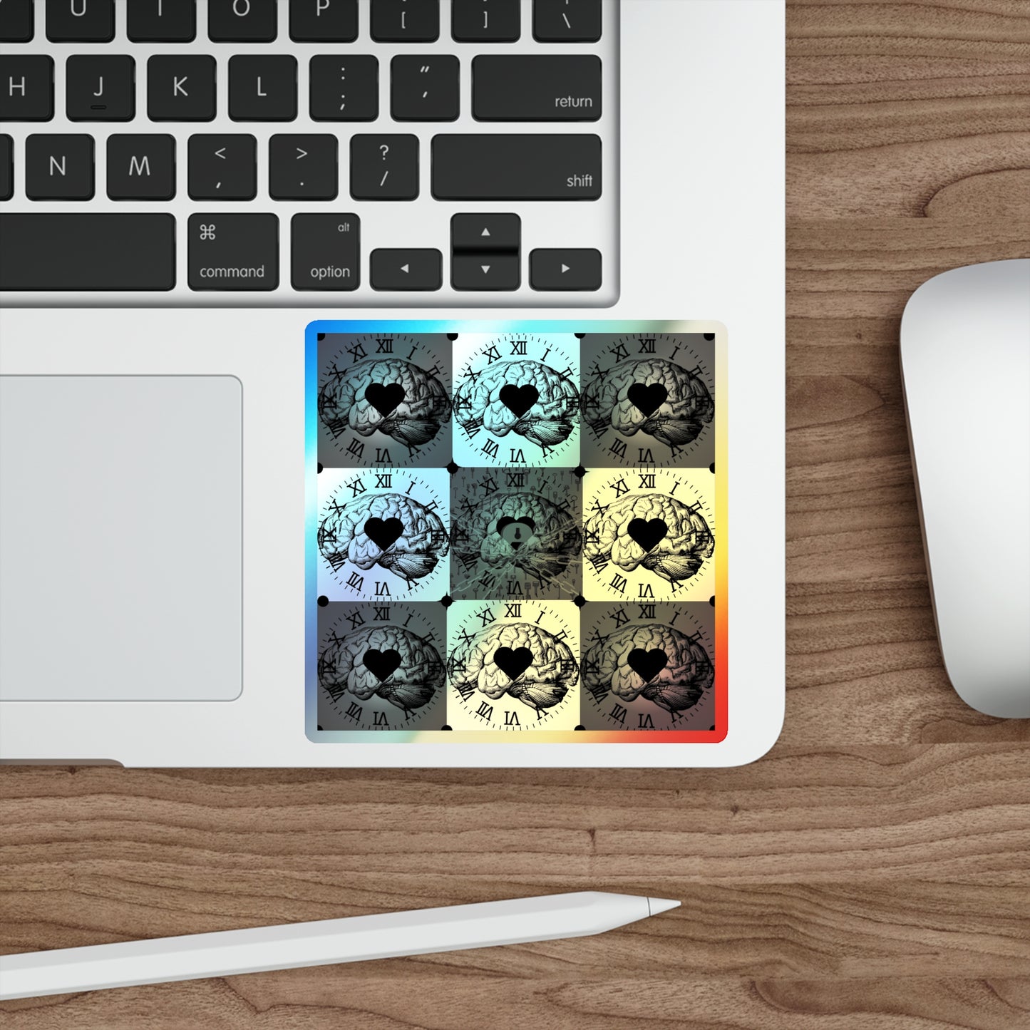 "Lexical Keys" Holographic Sticker