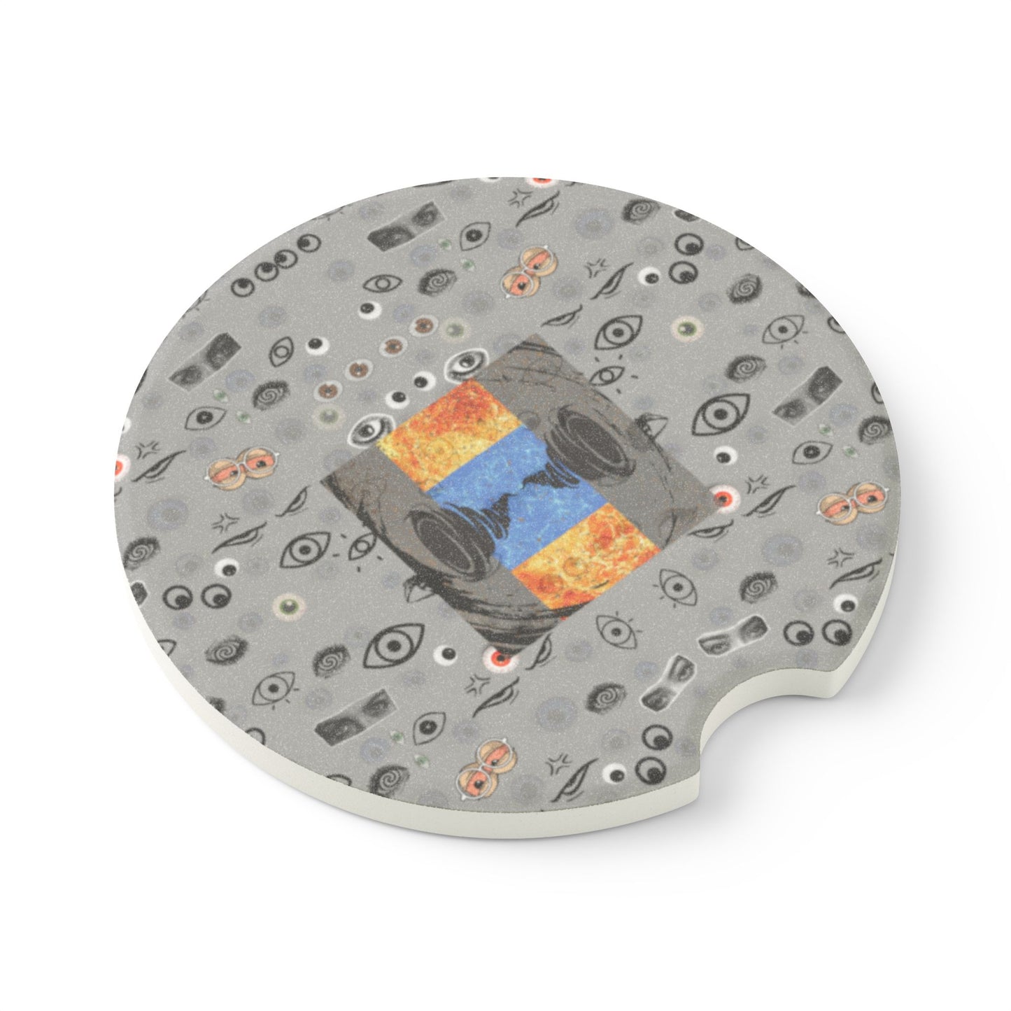 Ojos Locos Soapstone Car Coaster