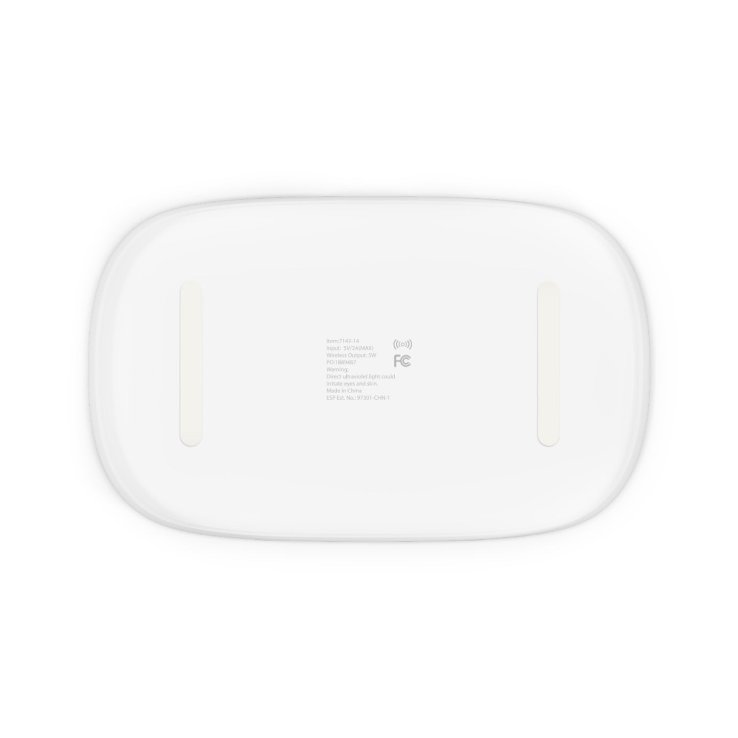 "UV Phone Sanitizer and Wireless Charging Pad"
