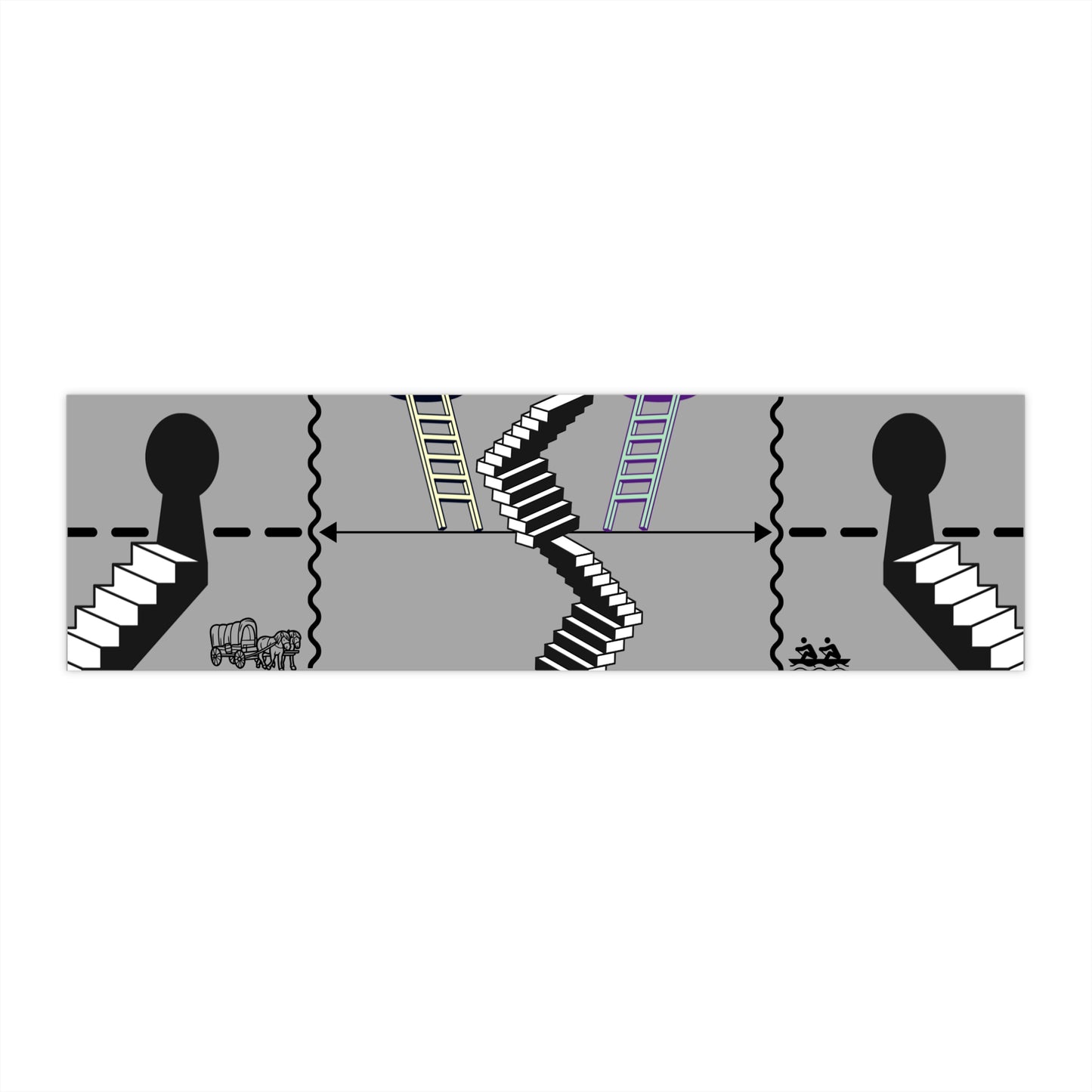 'Antigravitational Axes' bumper sticker