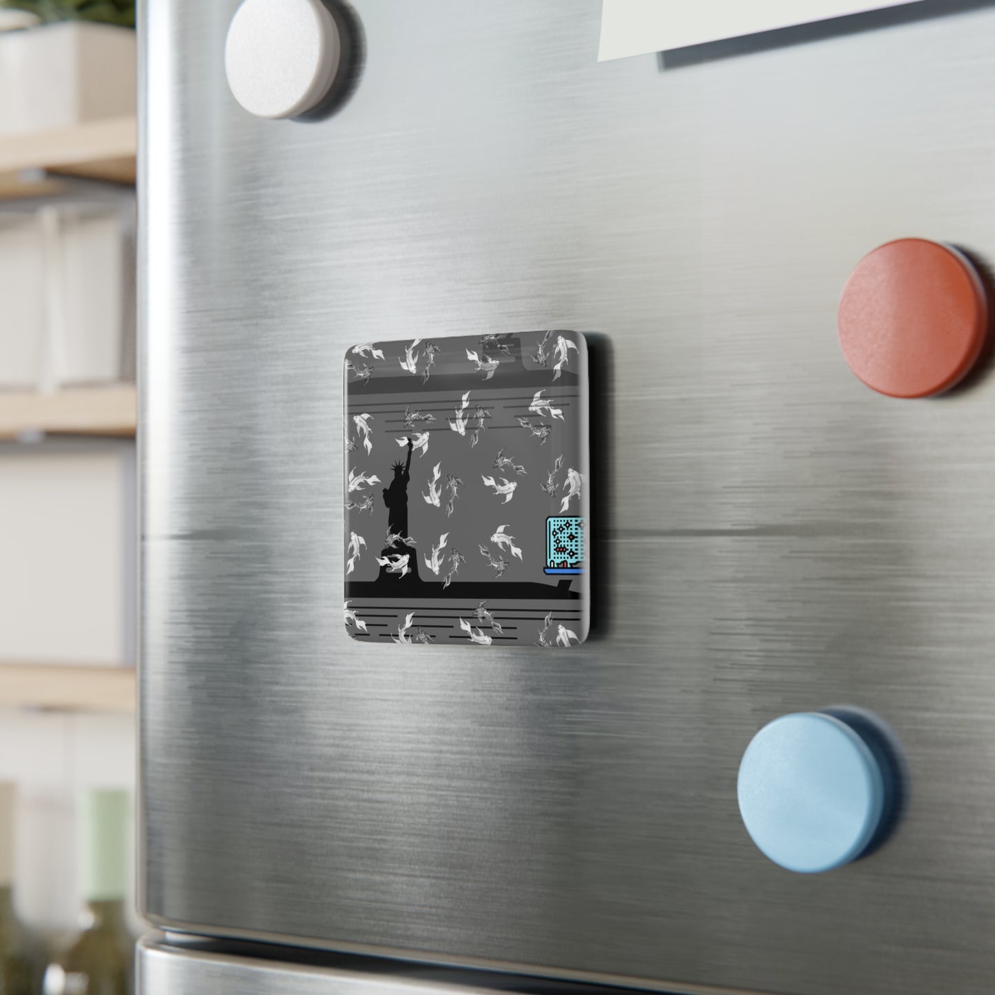 Liberty Porcelain Magnet