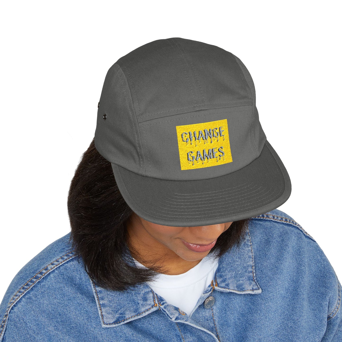 Embroidered 5 Panel Cap