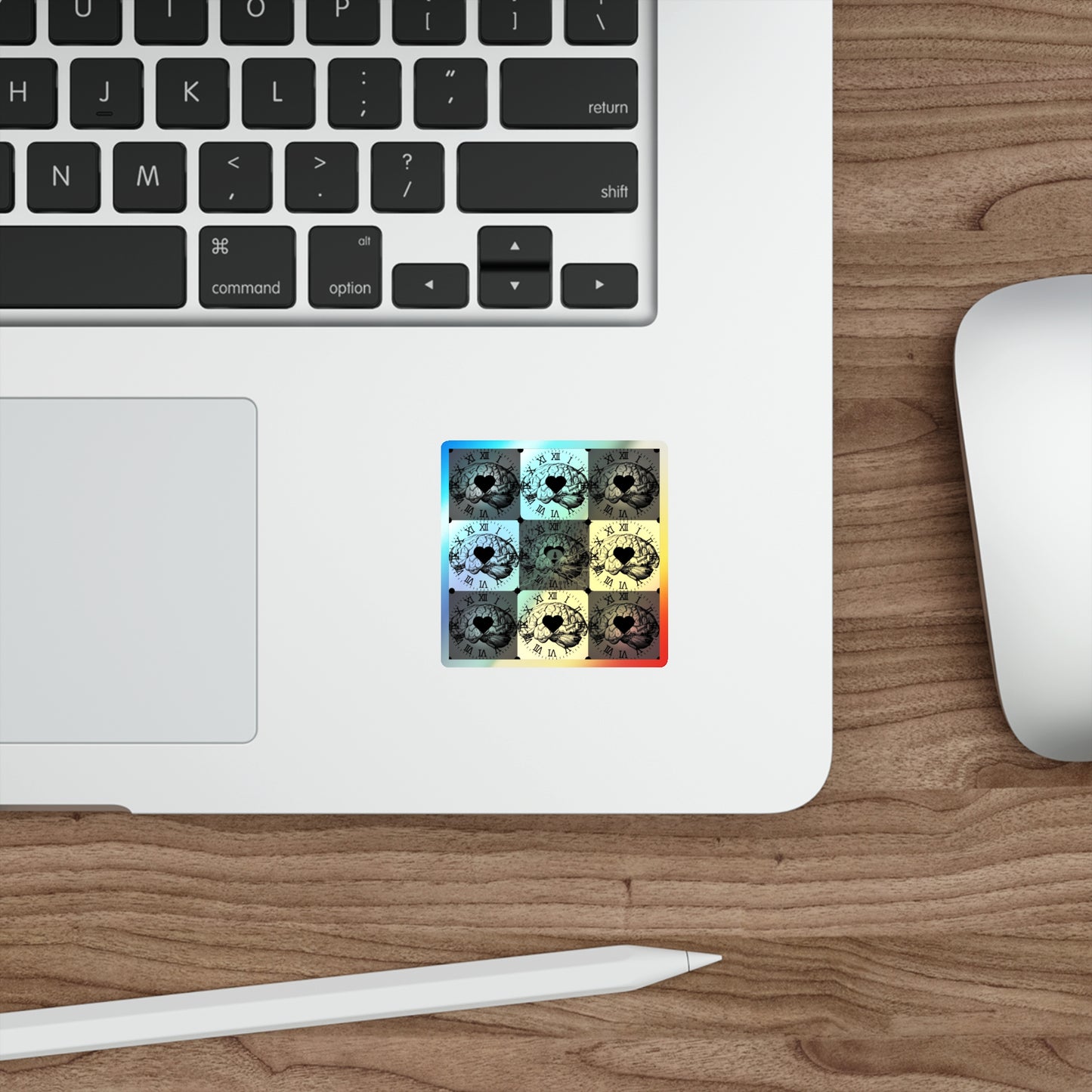 "Lexical Keys" Holographic Sticker