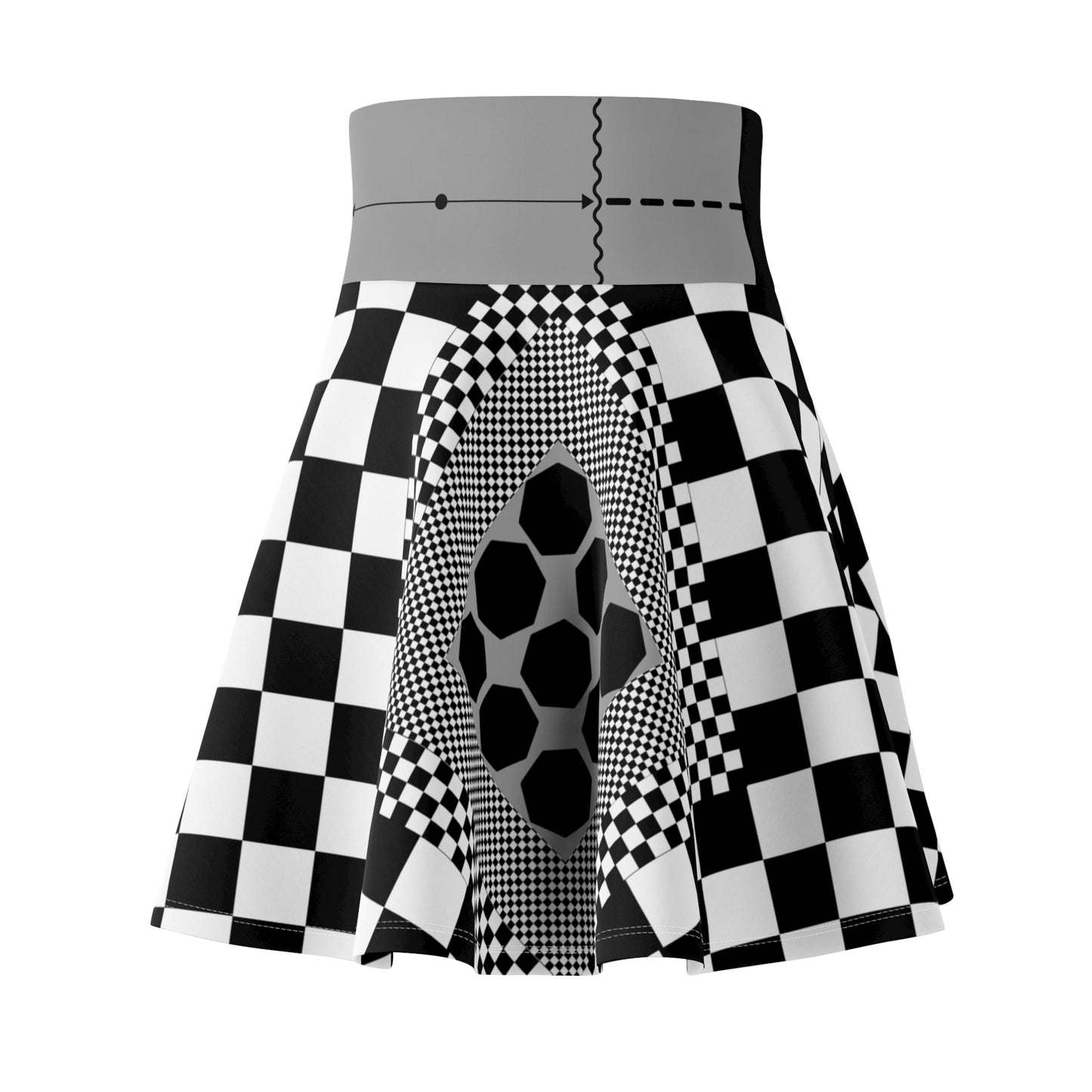 Monochrome Polyludology Women's Skater Skirt