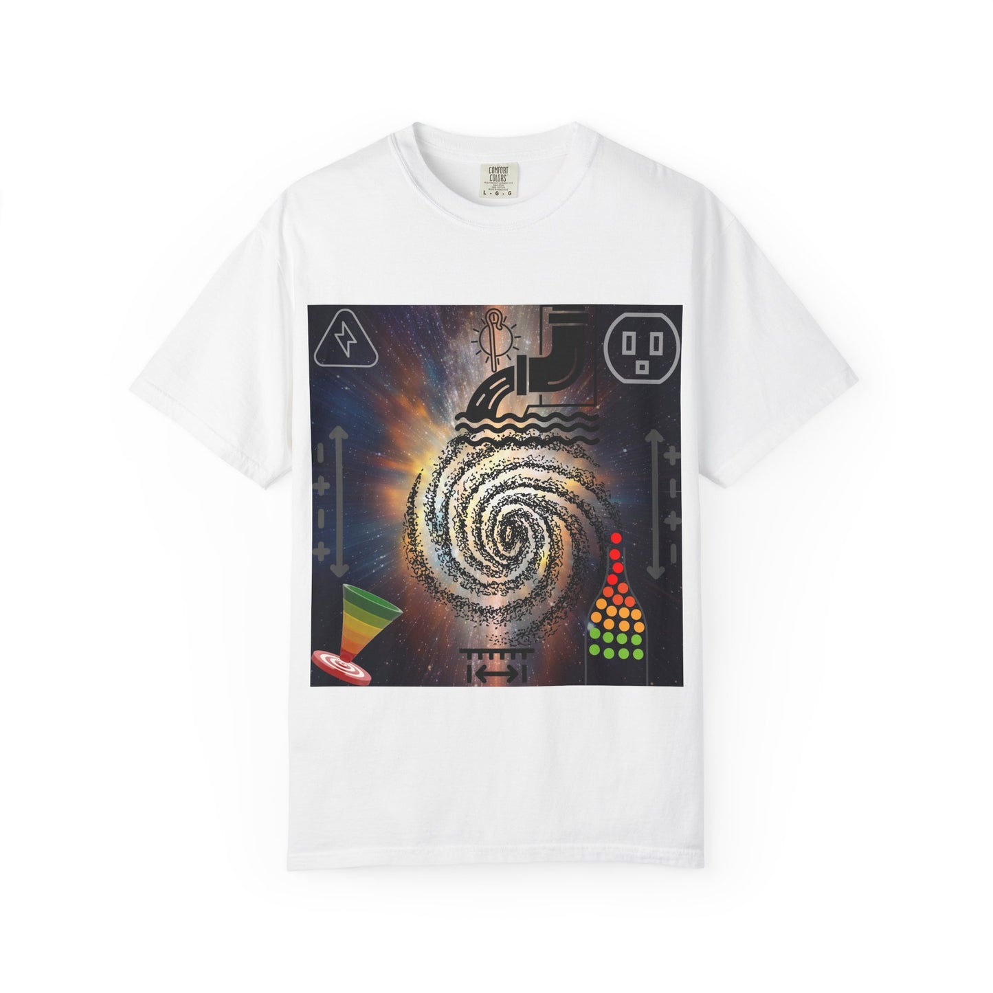 'big bangs' unisex garment-dyed T-shirt