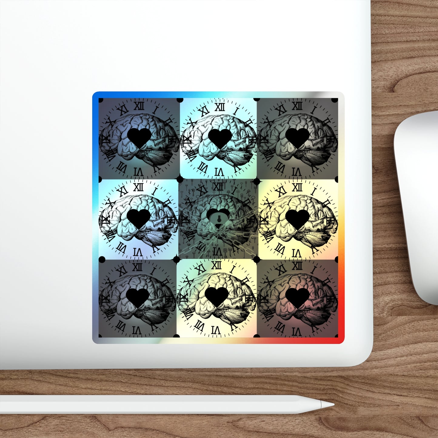 "Lexical Keys" Holographic Sticker
