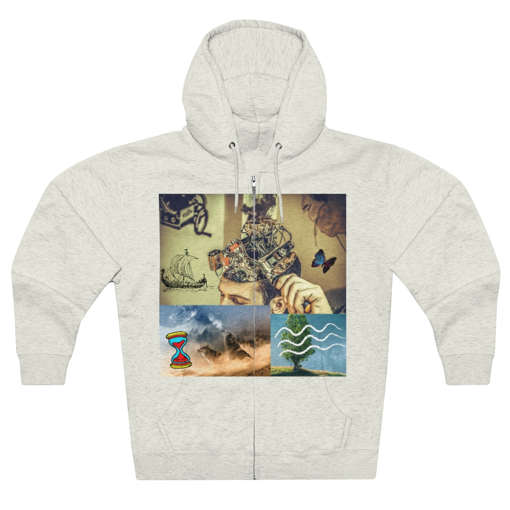 Brainy Unisex Zip-Up