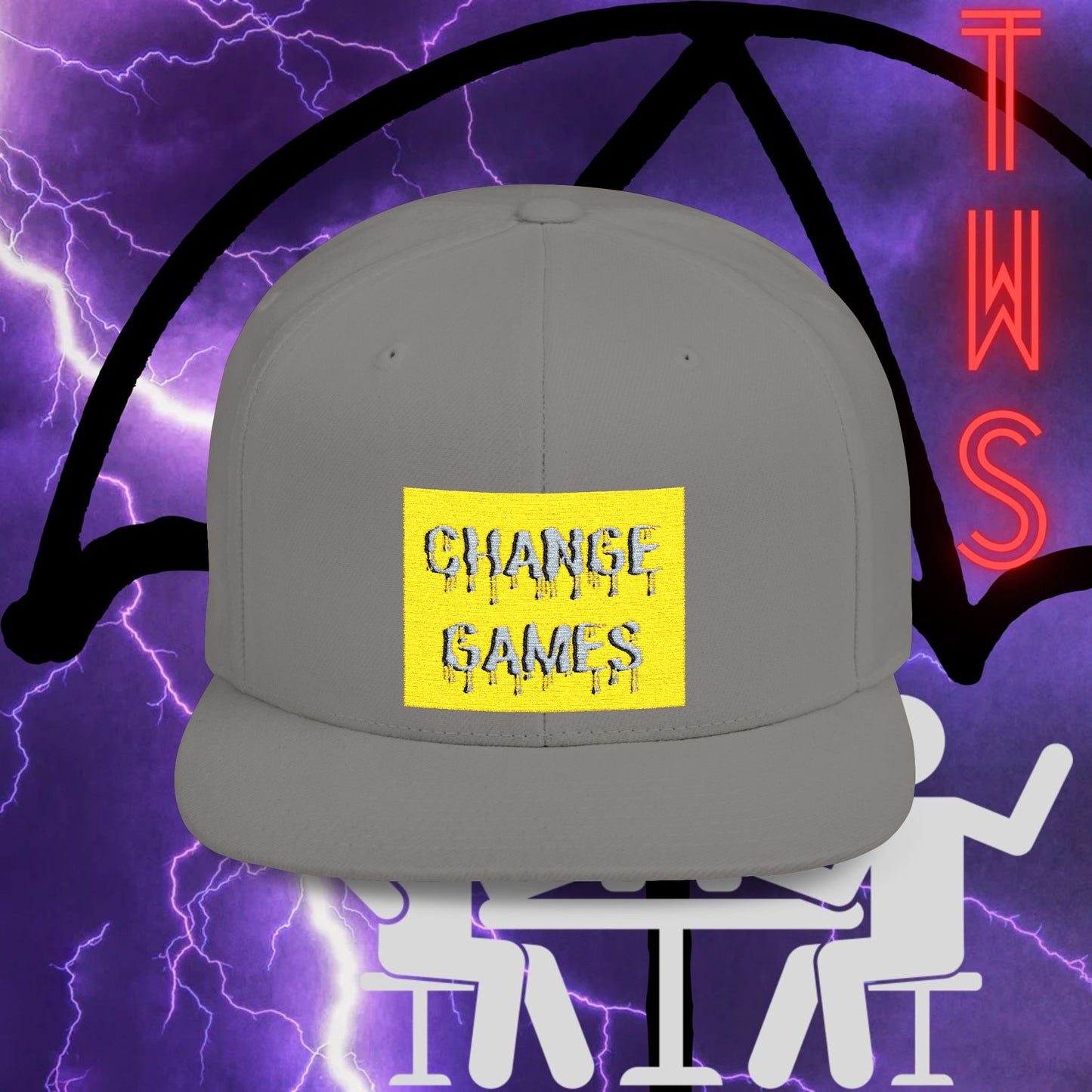 MetaLudological Flat Bill Snapbacks