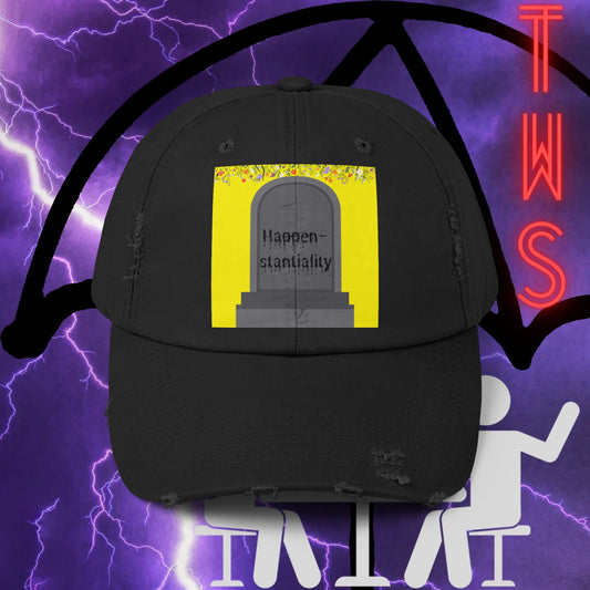 unisex distressed CAP