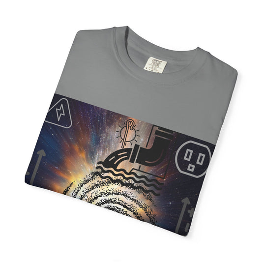 'big bangs' unisex garment-dyed T-shirt