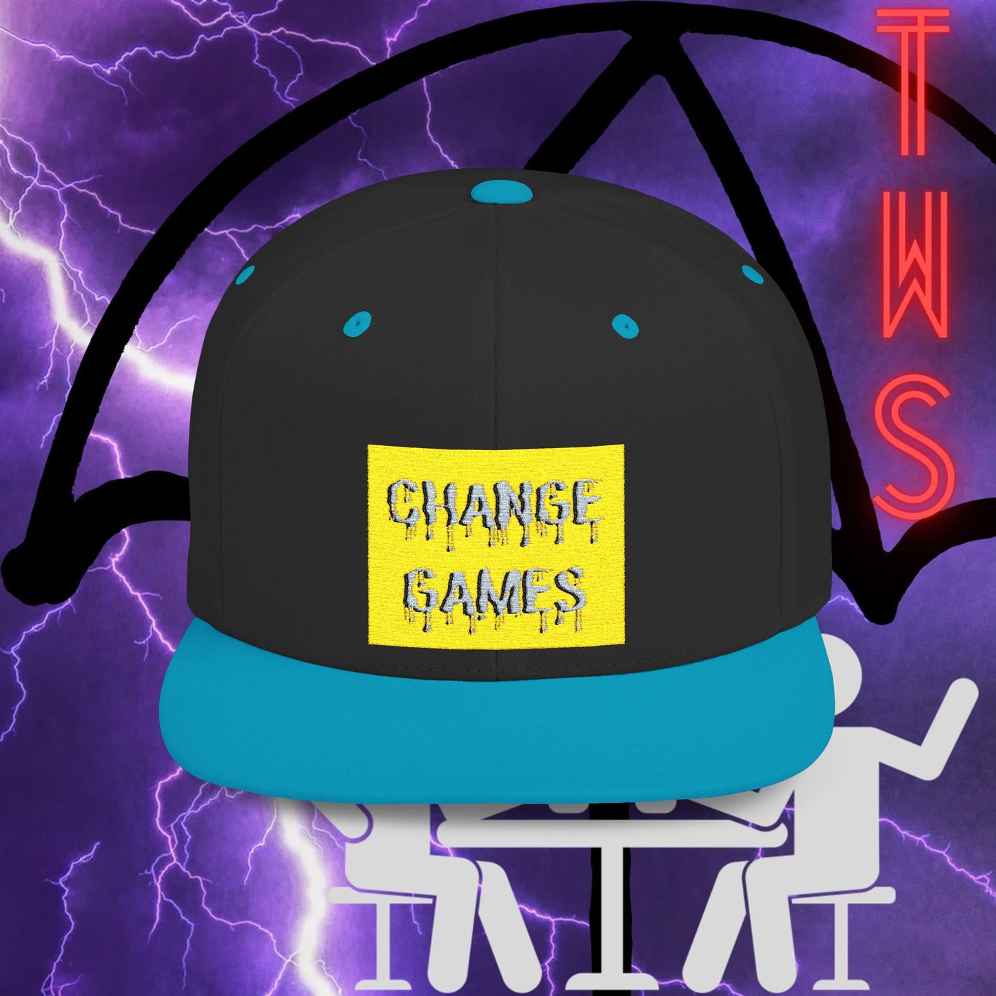 MetaLudological Flat Bill Snapbacks