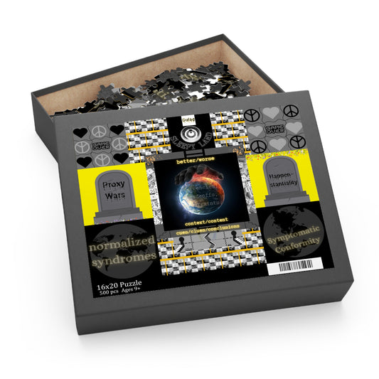 "Mind-Bending" 500-piece enigmatological exercise set
