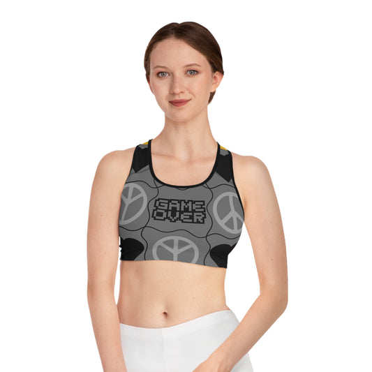 psyc peacetime & info ceasefire sports bra