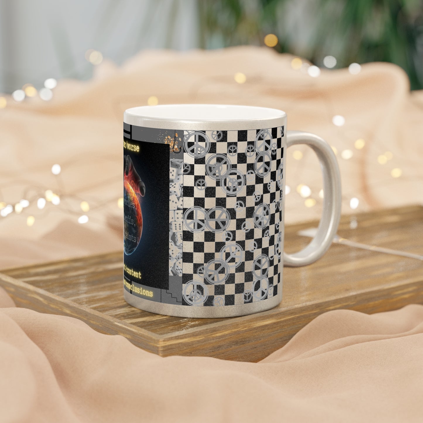 'Qualia strata' mugs