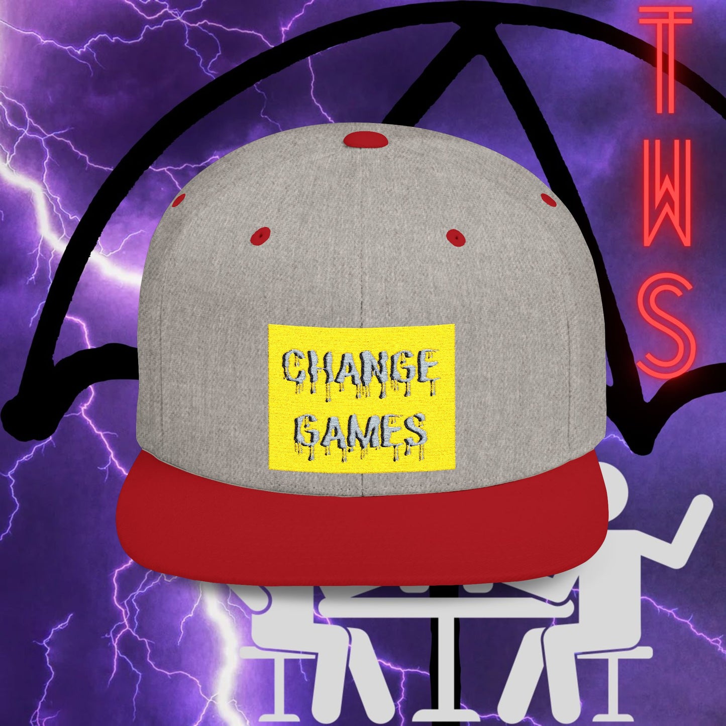 MetaLudological Flat Bill Snapbacks