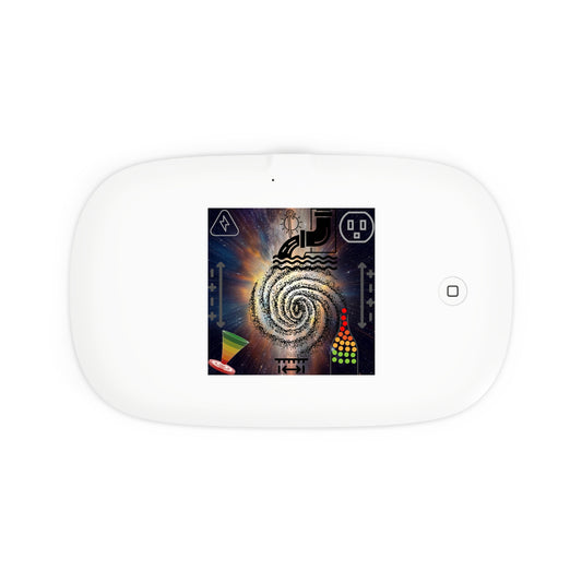 "UV Phone Sanitizer and Wireless Charging Pad"