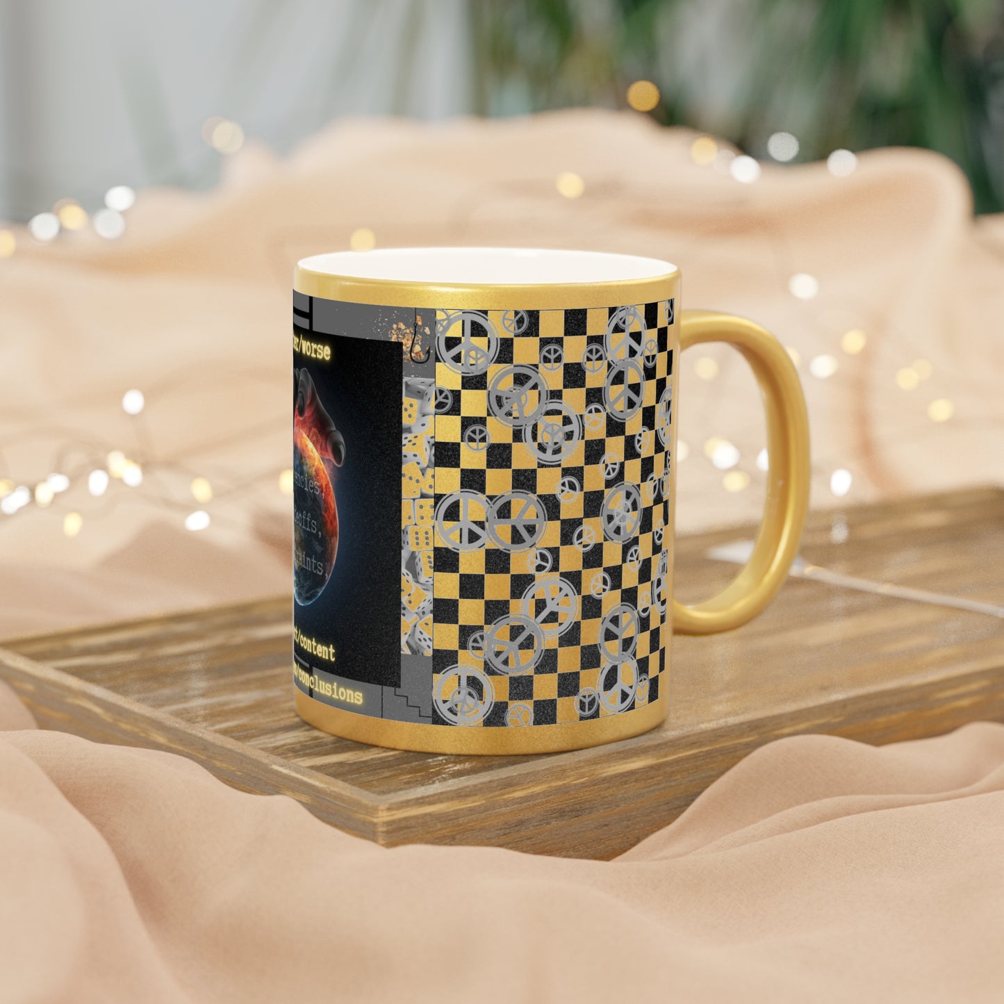 'Qualia strata' mugs