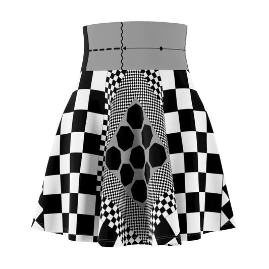 Monochrome Polyludology Women's Skater Skirt